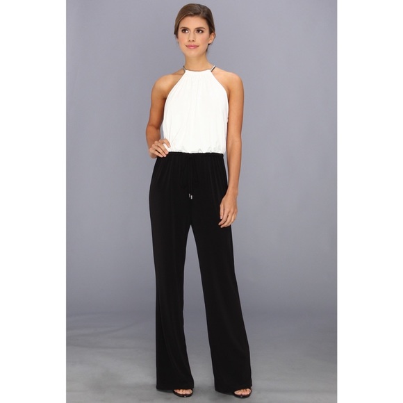 vince camuto white jumpsuit